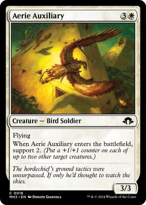 Aerie Auxiliary card from Modern Horizons 3