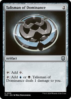 Talisman of Dominance card from Commander: Modern Horizons 3