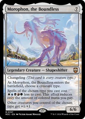 Morophon, the Boundless card from Commander: Modern Horizons 3