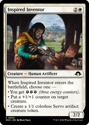 Inspired Inventor card from Modern Horizons 3