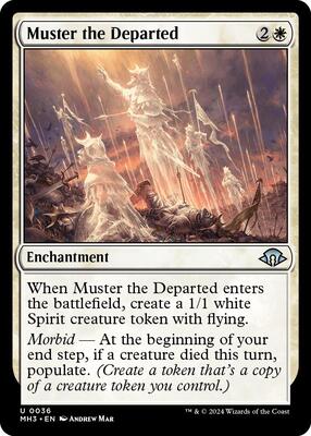 Muster the Departed card from Modern Horizons 3