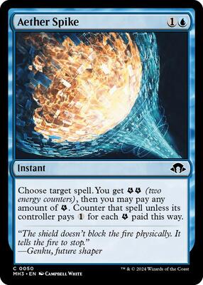Aether Spike card from Modern Horizons 3