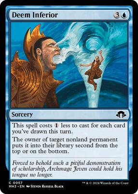Deem Inferior card from Modern Horizons 3