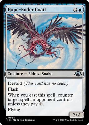 Hope-Ender Coatl card from Modern Horizons 3