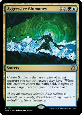 Aggressive Biomancy card from Commander: Modern Horizons 3