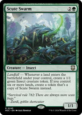 Scute Swarm card from Commander: Modern Horizons 3