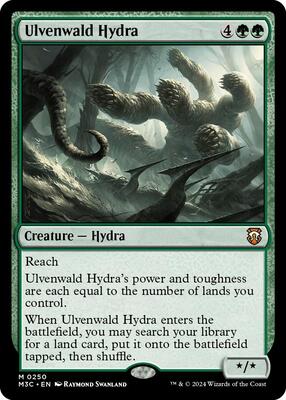 Ulvenwald Hydra card from Commander: Modern Horizons 3