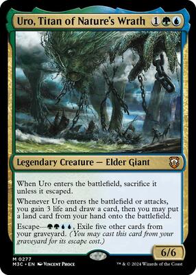Uro, Titan of Nature's Wrath card from Commander: Modern Horizons 3