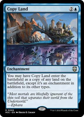 Copy Land card from Commander: Modern Horizons 3