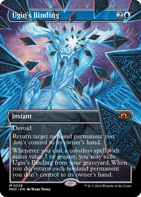 Ugin's Binding (Borderless) card from Modern Horizons 3