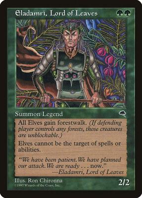 Eladamri, Lord of Leaves card from Tempest