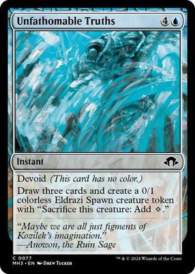 Unfathomable Truths card from Modern Horizons 3