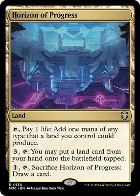 Horizon of Progress card from Commander: Modern Horizons 3