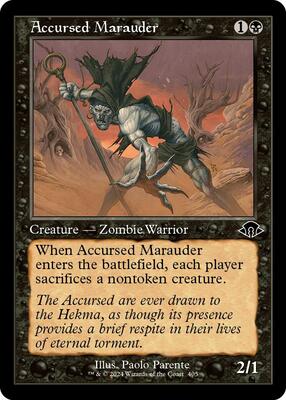 Accursed Marauder (Retro Frame) card from Modern Horizons 3