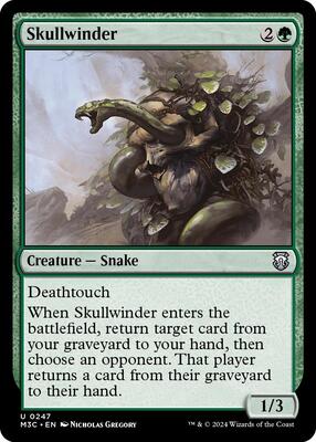 Skullwinder card from Commander: Modern Horizons 3