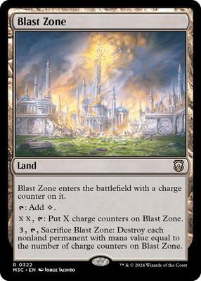 Blast Zone card from Commander: Modern Horizons 3