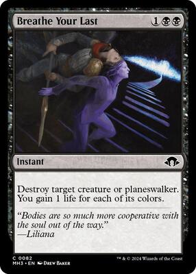 Breathe Your Last card from Modern Horizons 3