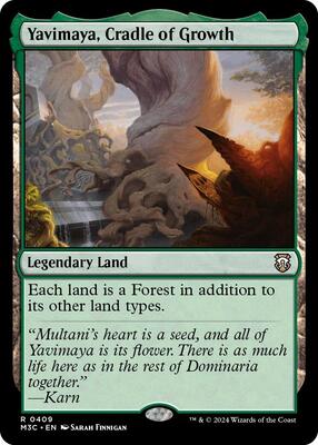 Yavimaya, Cradle of Growth card from Commander: Modern Horizons 3