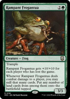 Rampant Frogantua card from Commander: Modern Horizons 3