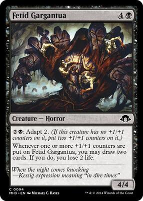 Fetid Gargantua card from Modern Horizons 3