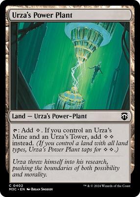Urza's Power Plant card from Commander: Modern Horizons 3