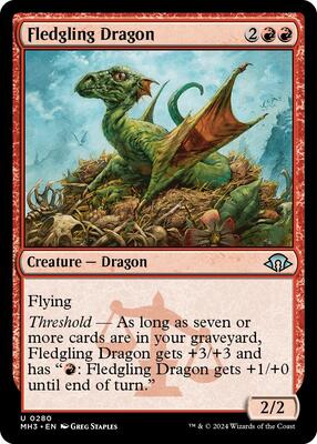 Fledgling Dragon card from Modern Horizons 3