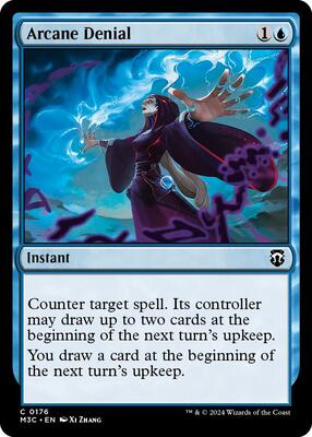 Arcane Denial card from Commander: Modern Horizons 3