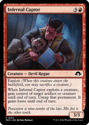 Infernal Captor card from Modern Horizons 3