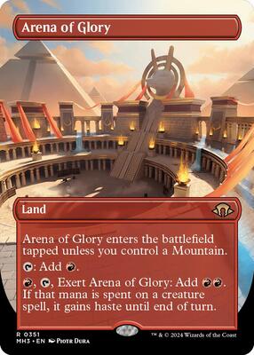 Arena of Glory (Borderless) card from Modern Horizons 3