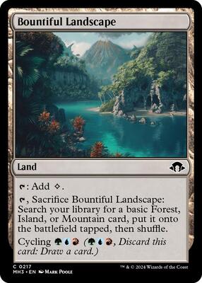 Bountiful Landscape card from Modern Horizons 3