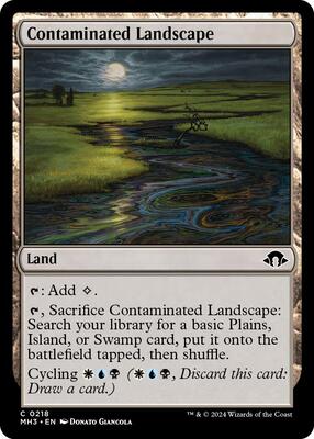 Contaminated Landscape card from Modern Horizons 3