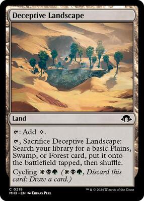 Deceptive Landscape card from Modern Horizons 3