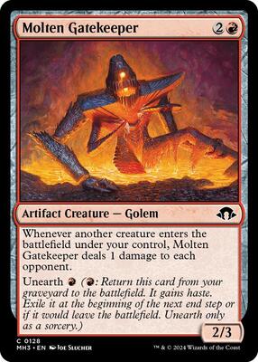 Molten Gatekeeper card from Modern Horizons 3