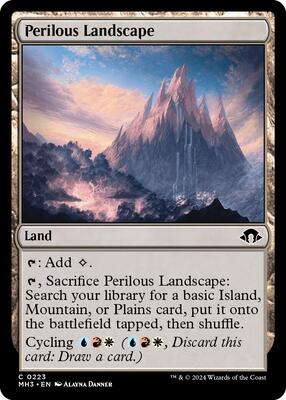 Perilous Landscape card from Modern Horizons 3
