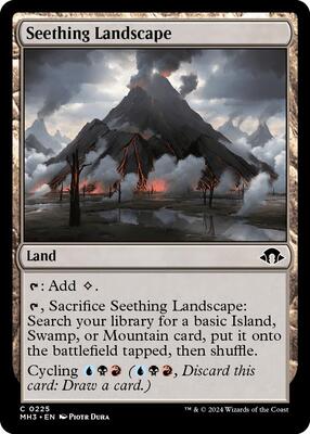 Seething Landscape card from Modern Horizons 3