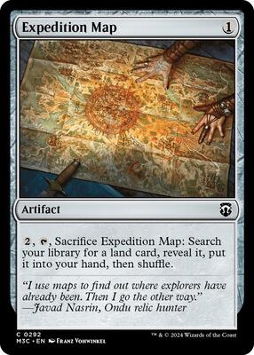 Expedition Map card from Commander: Modern Horizons 3