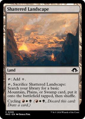 Shattered Landscape card from Modern Horizons 3