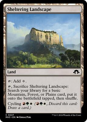 Sheltering Landscape card from Modern Horizons 3