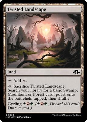 Twisted Landscape card from Modern Horizons 3
