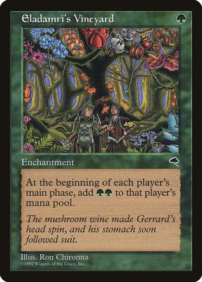Eladamri's Vineyard card from Tempest