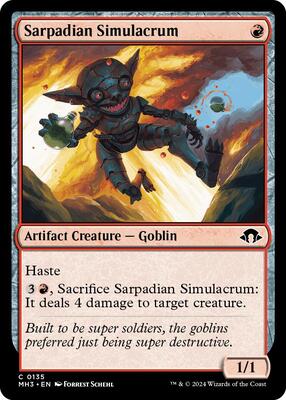 Sarpadian Simulacrum card from Modern Horizons 3