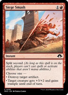 Siege Smash card from Modern Horizons 3