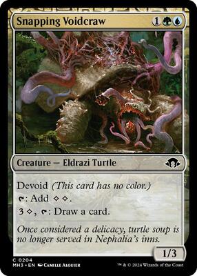 Snapping Voidcraw card from Modern Horizons 3