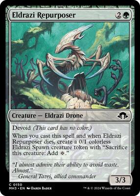 Eldrazi Repurposer card from Modern Horizons 3