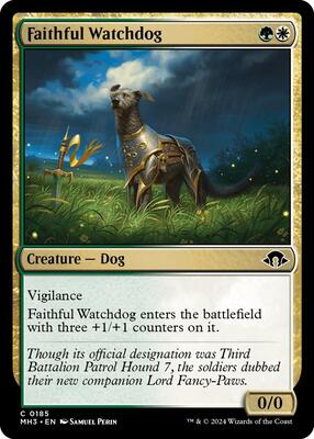 Faithful Watchdog card from Modern Horizons 3
