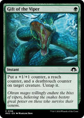 Gift of the Viper card from Modern Horizons 3
