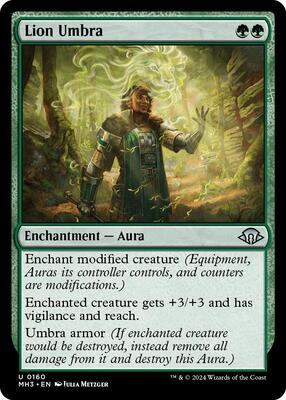 Lion Umbra card from Modern Horizons 3