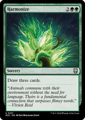 Harmonize (Ripple Foil) card from Commander: Modern Horizons 3