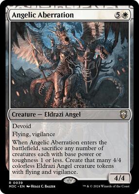 Angelic Aberration (Ripple Foil) card from Commander: Modern Horizons 3