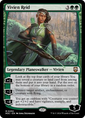 Vivien Reid (Ripple Foil) card from Commander: Modern Horizons 3